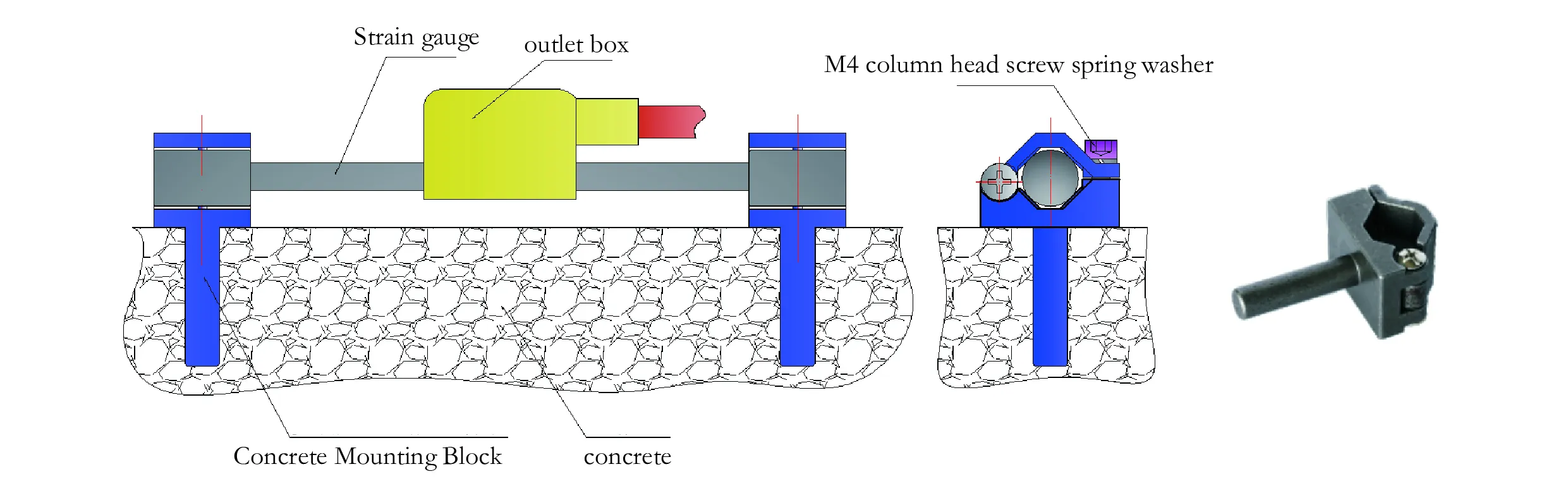 Inteligentny tensometr z drutem wibracyjnym (model powierzchniowy) JMZX-212HAT/HB zdjęcie 9