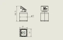 Zintegrowany przechyłomierz JMQJ-7315RTU zdjęcie 6